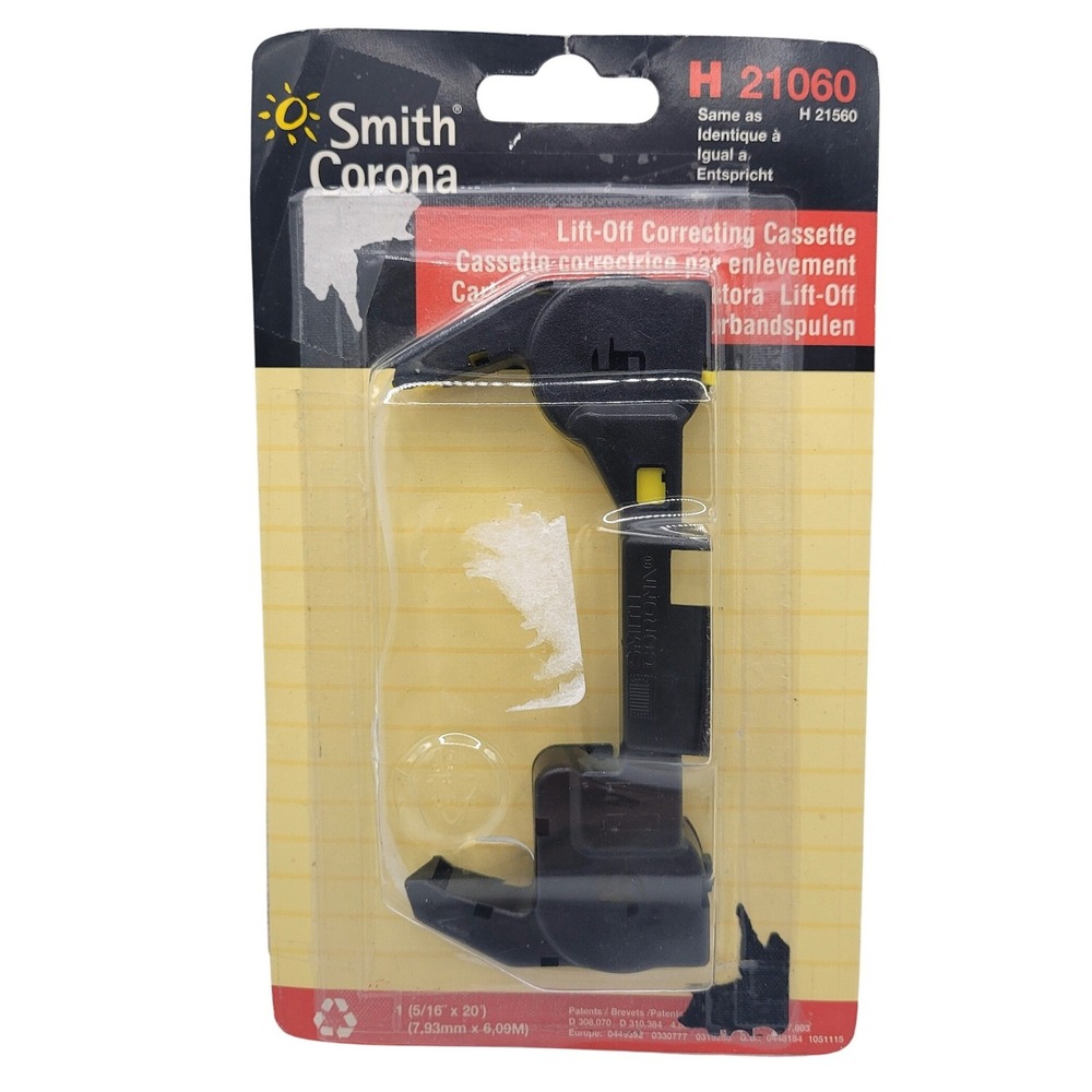 Smith Corona‎ H 21060 Lift Off Correcting Cassette Ribbon for Typewriters